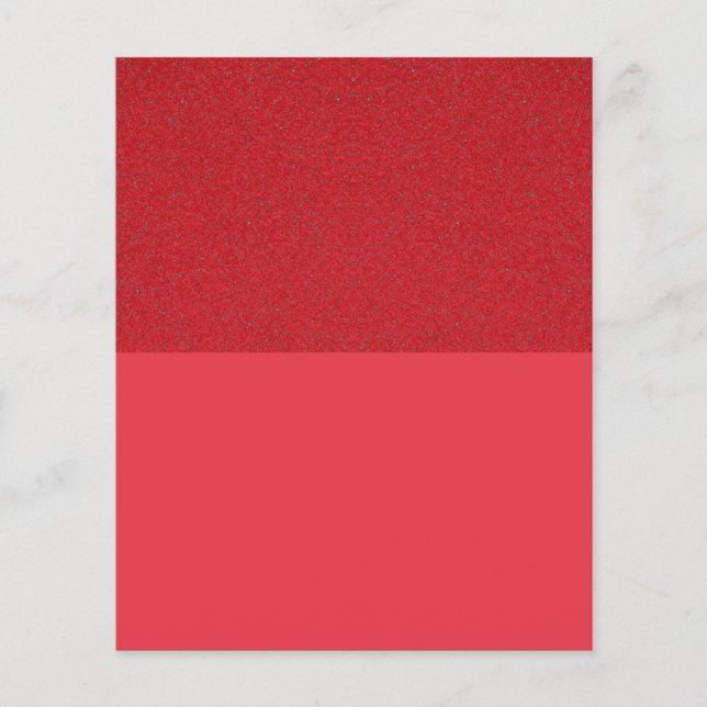 Top-Noise Tomato Red Square Flyer - Anpassade (Framsidan)