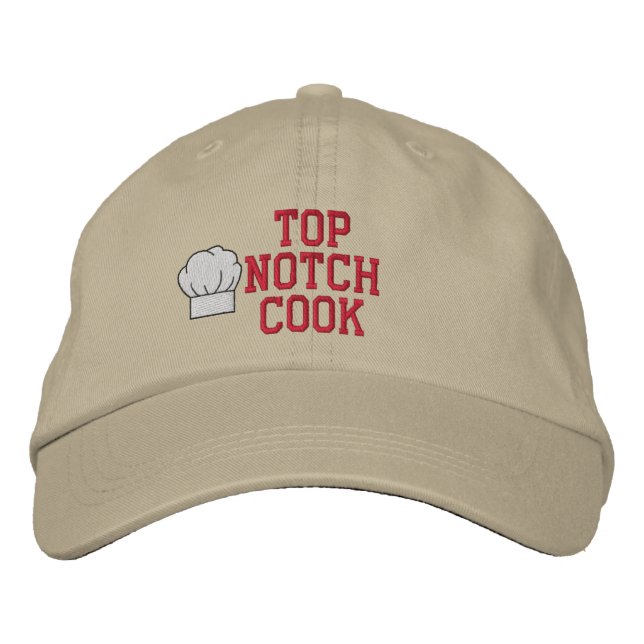 Top Notch Cook Embroized Hat Broderad Keps (Framsida)