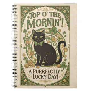 Top O' The Morning - St. Patrick's Day Notebook Anteckningsbok
