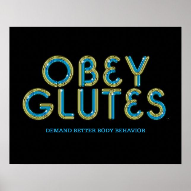 TOP Obey Glutes Poster (Framsidan)