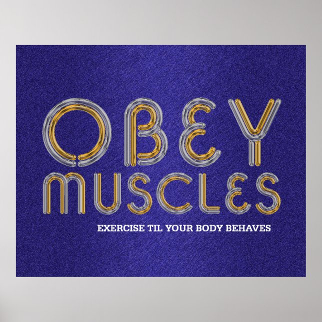 TOP Obey Muscles Poster (Framsidan)