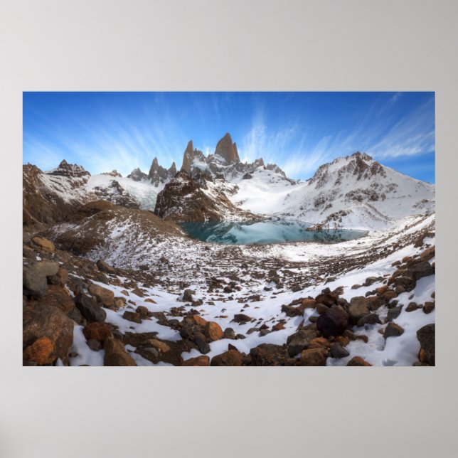 Top of Fitz Roy Poster (Framsidan)