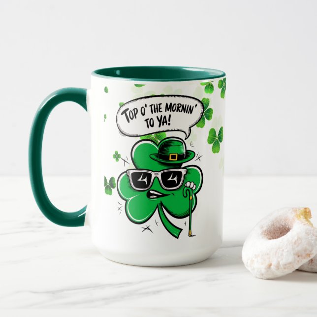 Top O's Mornin's Shamrock Mugg (Med munk)