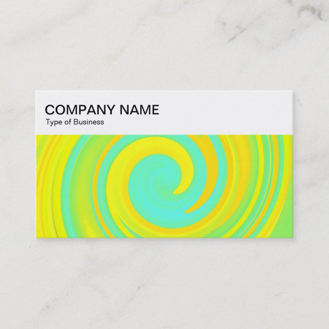 Top Panel - Abstrakt Swirl 250816 - 01b Business C Visitkort (Framsida)