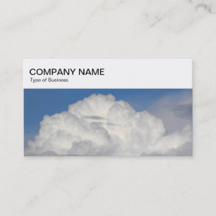 Top Panel - Cumulonimbus Cloud Affärskort Visitkort