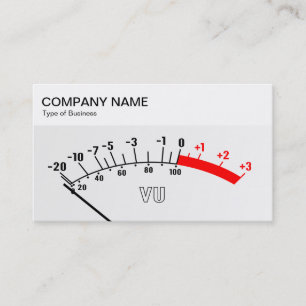 Top Panel - VU Meter 01-Affärskort Visitkort