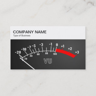 Top Panel - VU Meter 02-Affärskort Visitkort