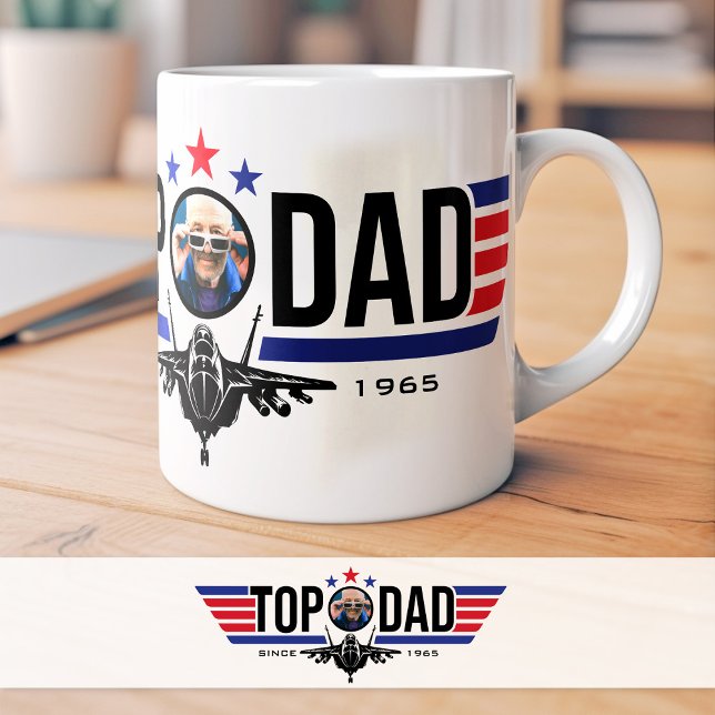 Top Pappa | FARS DAG Två-Tonad Mugg (Skapare uppladdad)