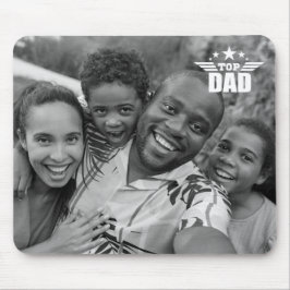 Top Pappa Photo Mousepad |Pappa Anpassningsbar Pho Musmatta