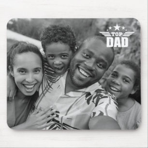 Top Pappa Photo Mousepad Pappa Anpassningsbar Pho Musmatta