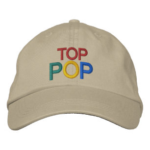 TOP POP efter SRF Broderad Keps