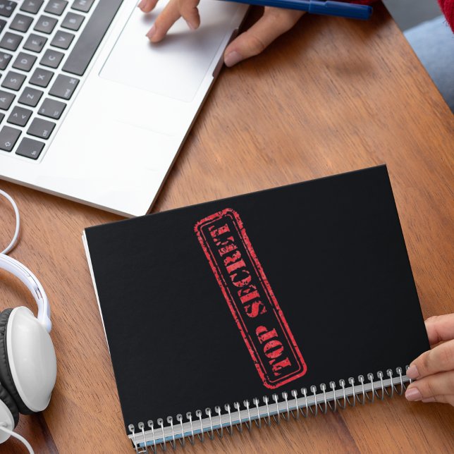 Top Secret Notebook Anteckningsbok (Skapare uppladdad)