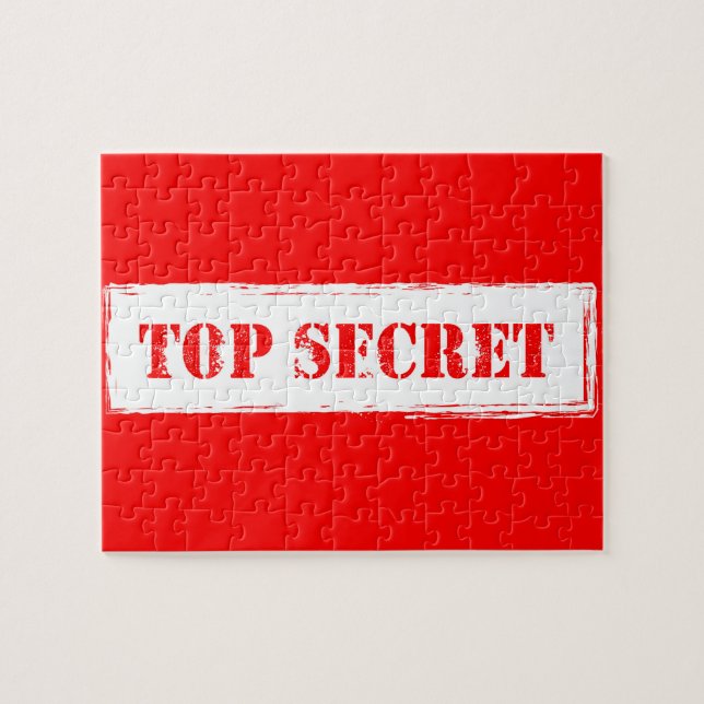 Top Secret Photo Puzzle Pussel (Horisontell)