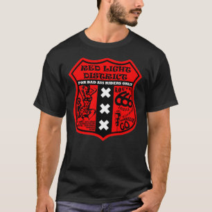 Top Seller Red Light District Amsterdam T Shirt