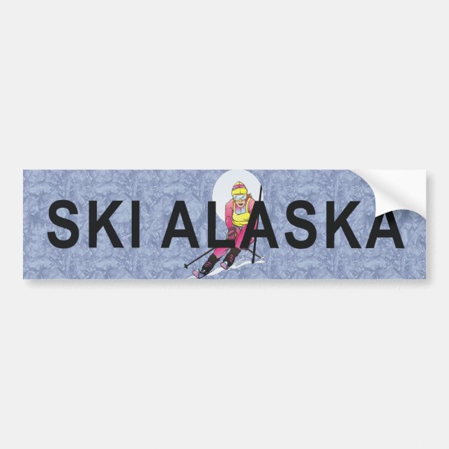 TOP Ski Alaska Bildekal (Framsidan)