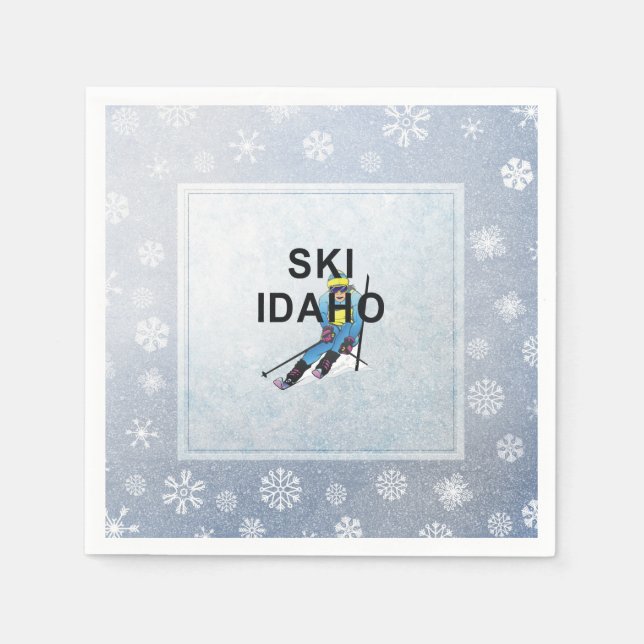 TOP Ski Idaho Pappersservett (Framsidan)