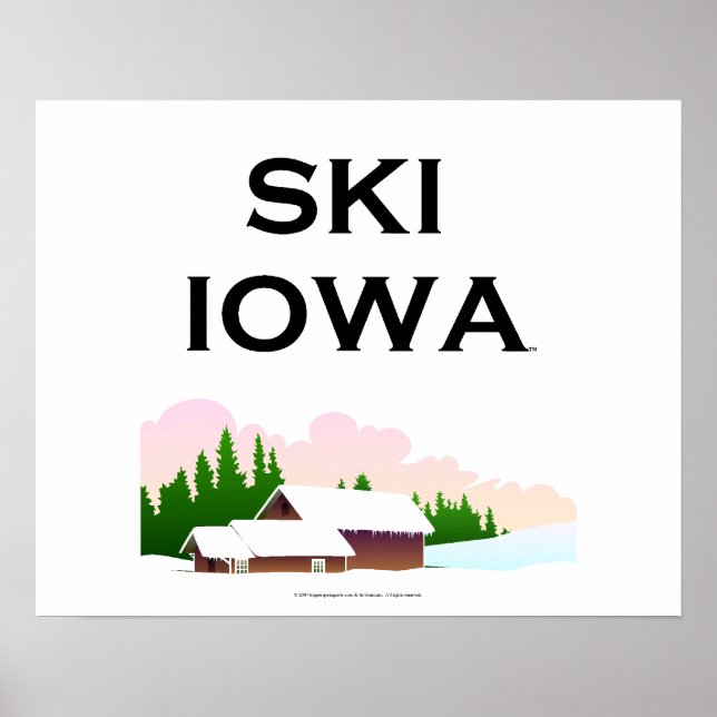TOP Ski Iowa Poster (Framsidan)