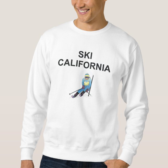 TOP Ski Kalifornien Långärmad Tröja (Framsida)