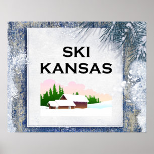 TOP Ski Kansas Poster