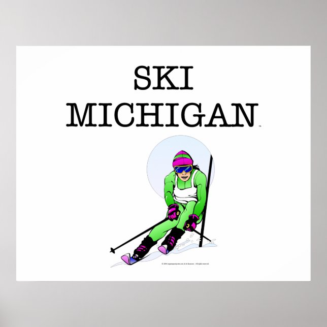 TOP Ski Michigan Poster (Framsidan)