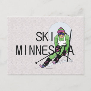 TOP Ski Minnesota Vykort