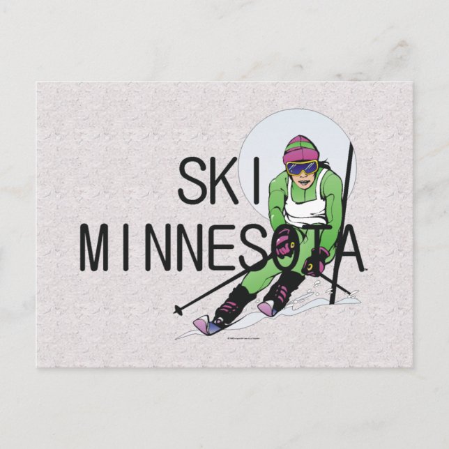 TOP Ski Minnesota Vykort (Framsida)