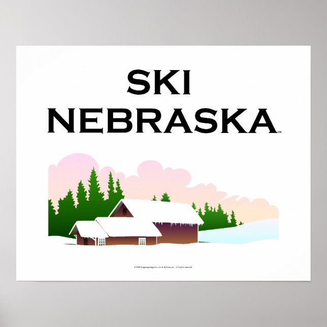 TOP Ski Nebraska Poster (Framsidan)