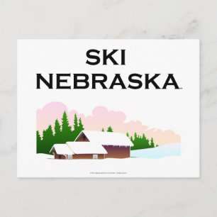 TOP Ski Nebraska Vykort
