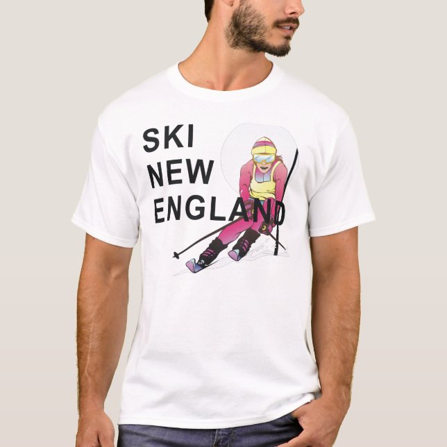 TOP Ski New England T Shirt (Framsida)