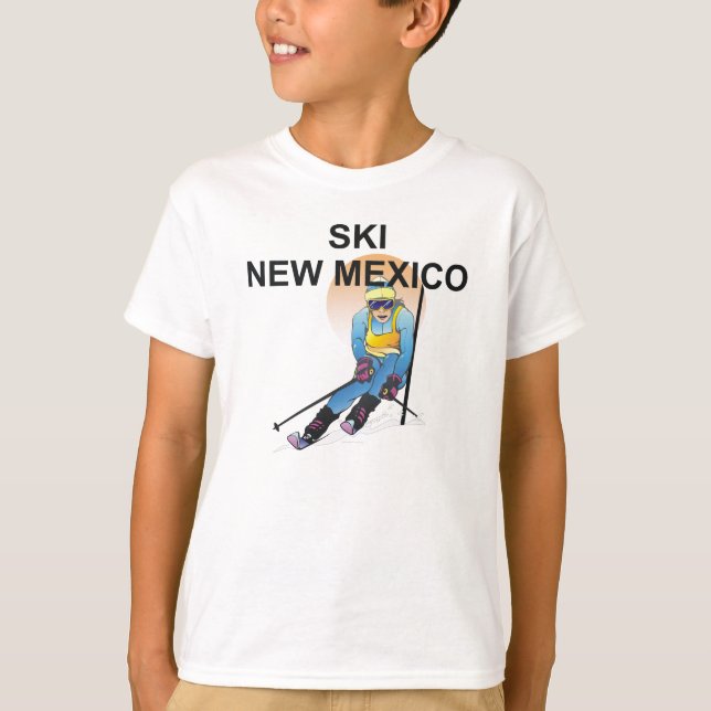TOP Ski New mexico T Shirt (Framsida)