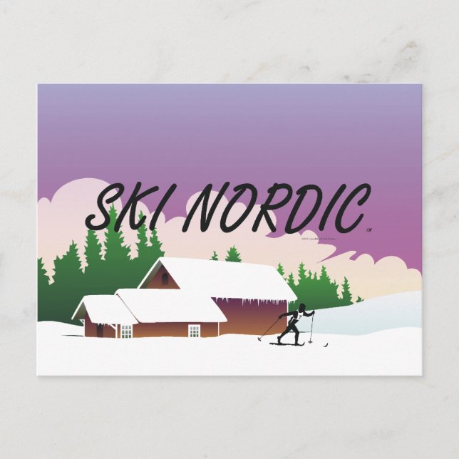 TOP Ski Nordic Vykort (Framsida)