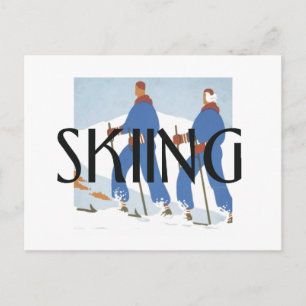 TOP Skiing Vykort