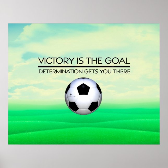 TOP Soccer Victory Slogan Poster (Framsidan)