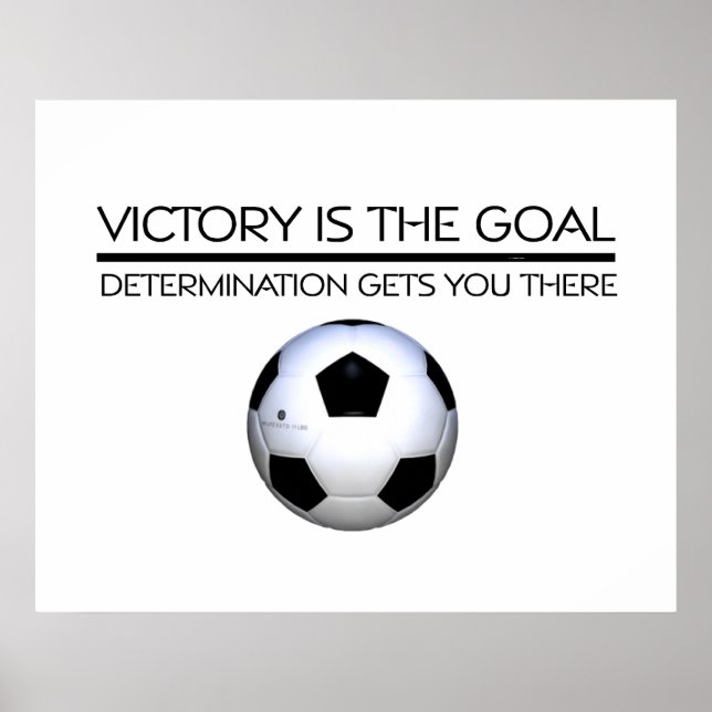 TOP Soccer Victory Slogan Poster (Framsidan)