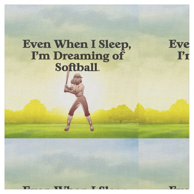 TOP Softball Dreams Tyg (Närbild)