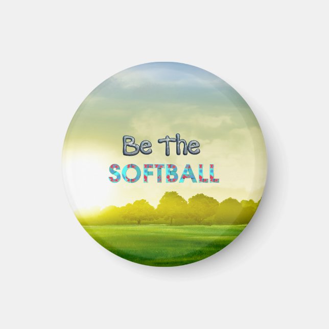 TOP Softboll slogan Magnet (Framsidan)