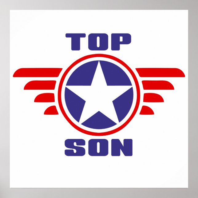 Top Son: Best Son Birthday Gift Poster (Framsidan)