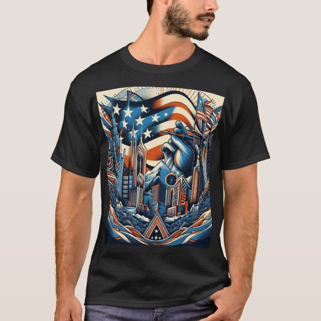 "Top T-Shirt Trends Tar över USA 2025" (Framsida)