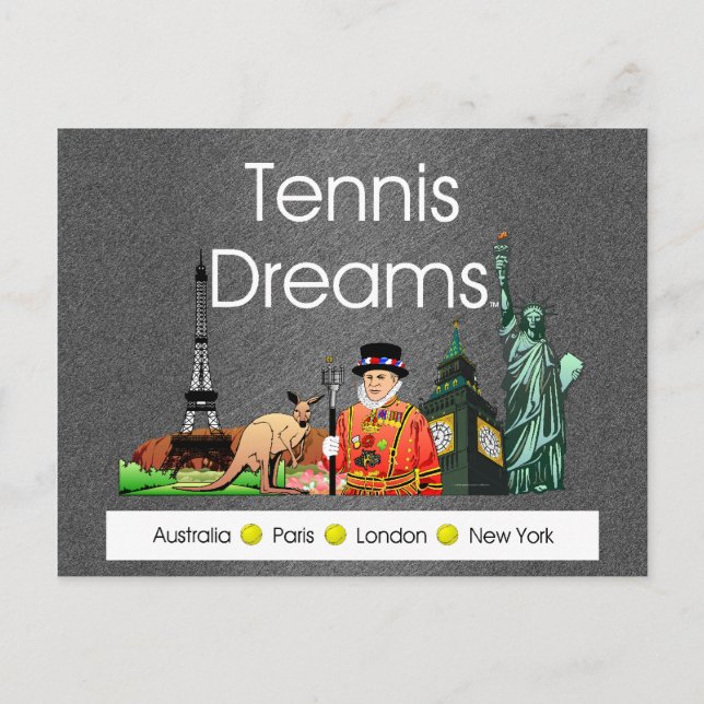 TOP Tennisfantasi Vykort (Framsida)