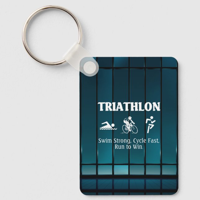 TOP Triathlon-nyckelkedja Nyckelring (Framsida)