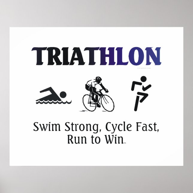 TOP Triathlon Poster (Framsidan)