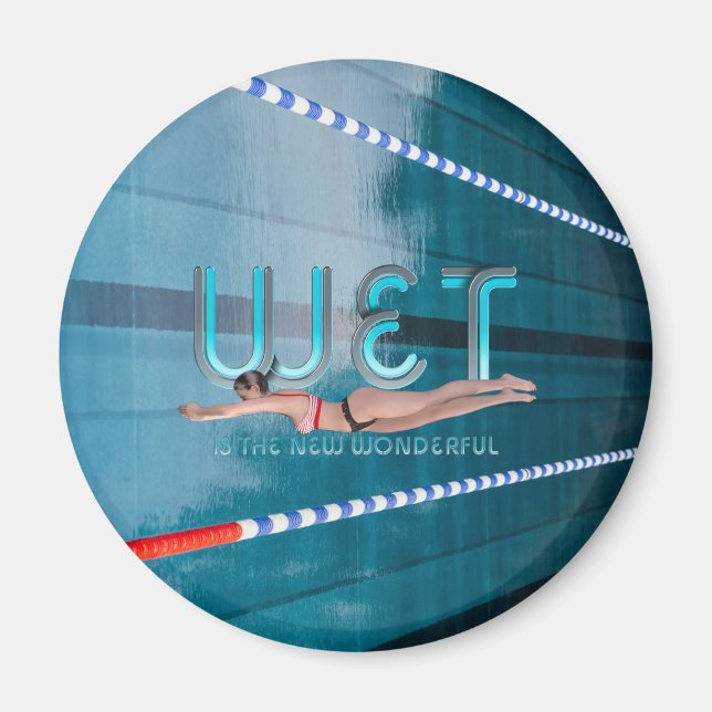 TOP Våt är det nya underbara Magnet (Framsidan)