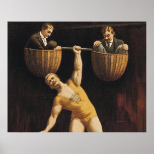 TOP Vightlyftande Old school Poster