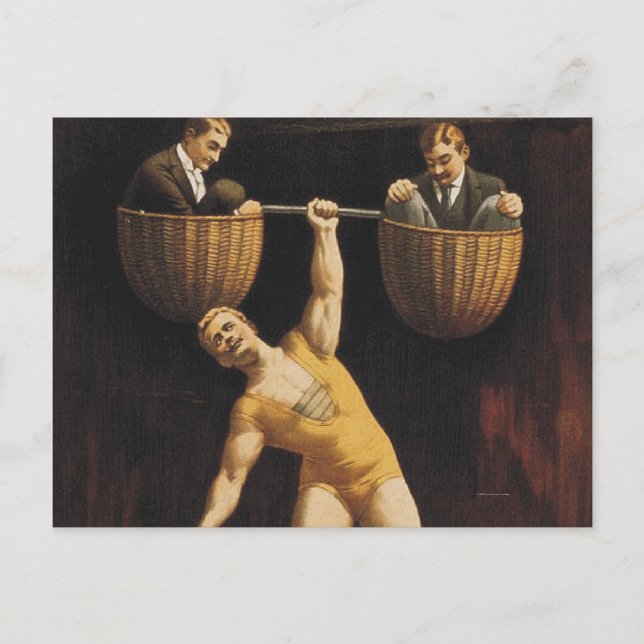 TOP Vightlyftande Old school Vykort (Framsida)