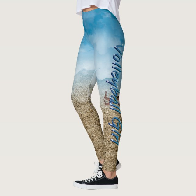 TOP Volleybollflicka Leggings (Vänster)