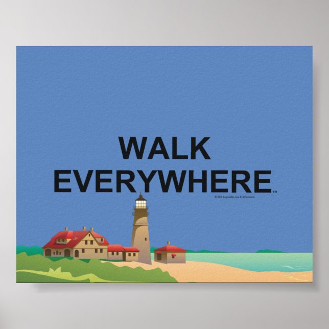 TOP Walk överallt Poster (Framsidan)