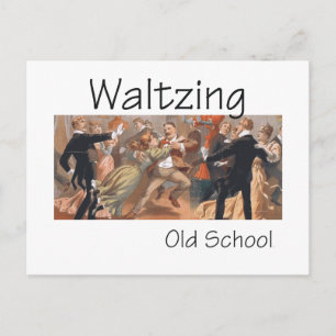 TOP Waltzing Old school Vykort