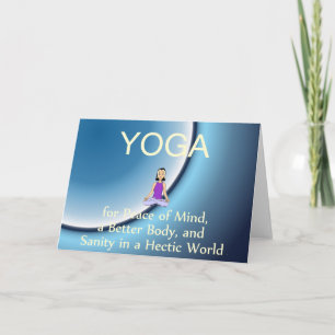TOP Yoga Slogan Kort