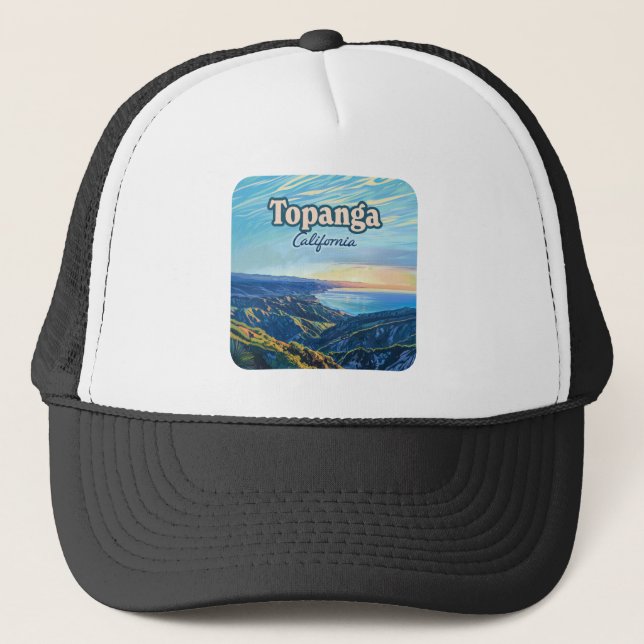 Topanga California Canyon Los Angeles Vintage Keps (Framsida)