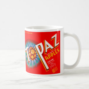 Topaz Apple-etikett Kaffemugg